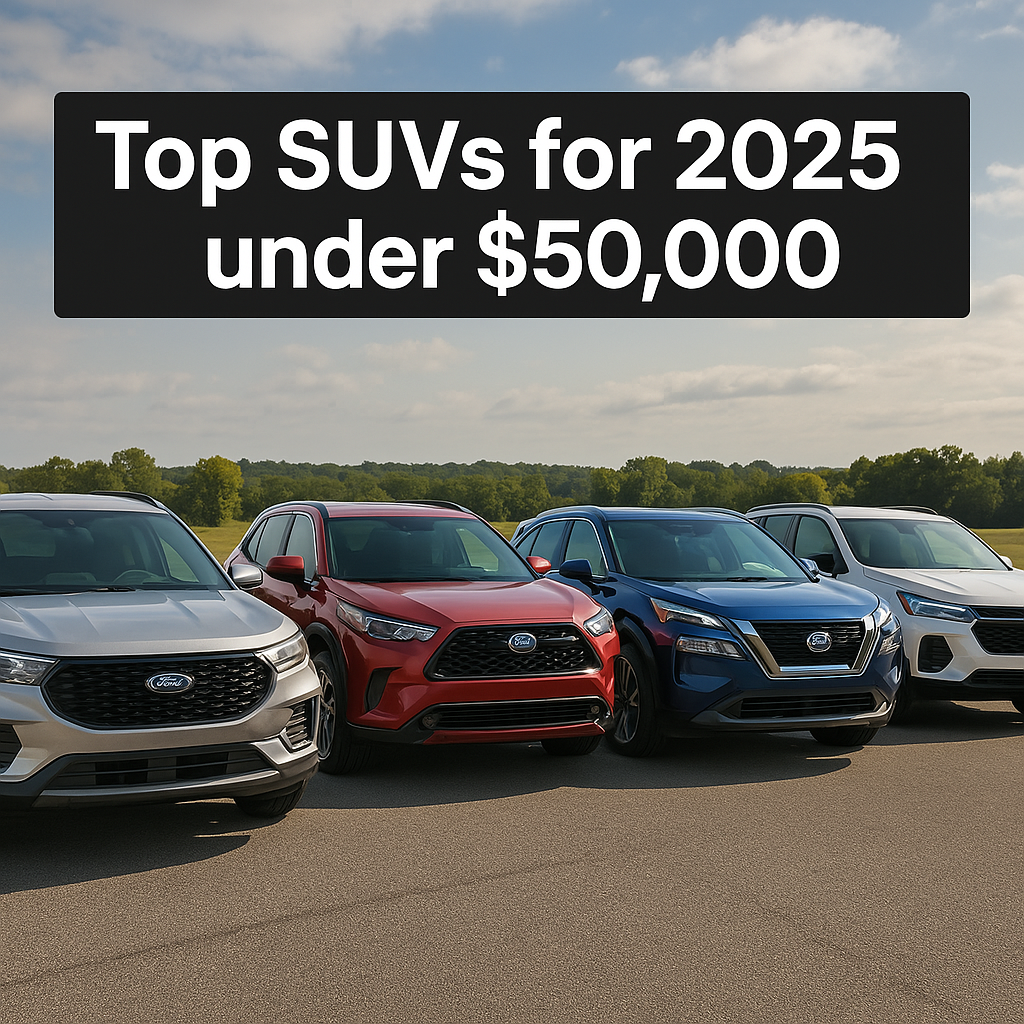 Top SUVs Under $50,000 Launched in 2024 & 2025 1 Top SUVs under $50,000 launched in 2025